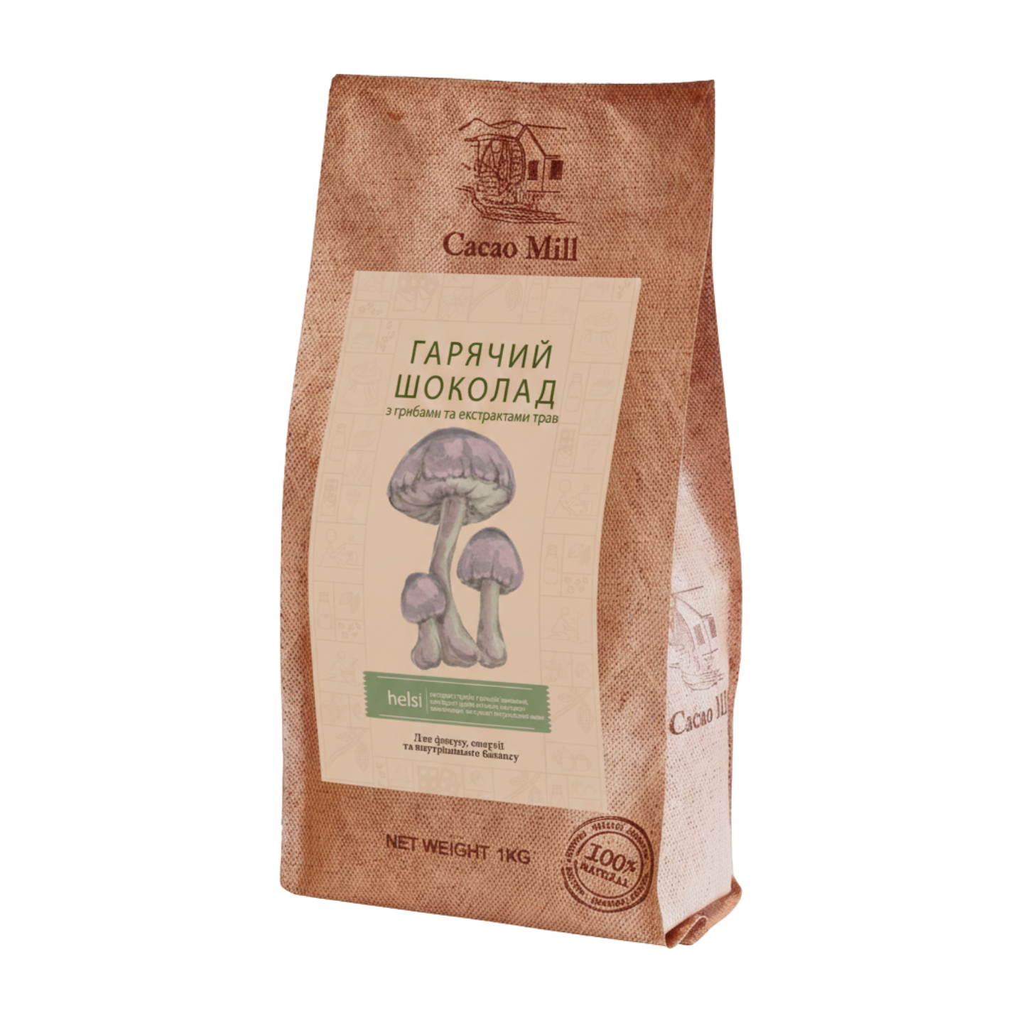 Шоколад гарячий з екстрактами грибів та трав